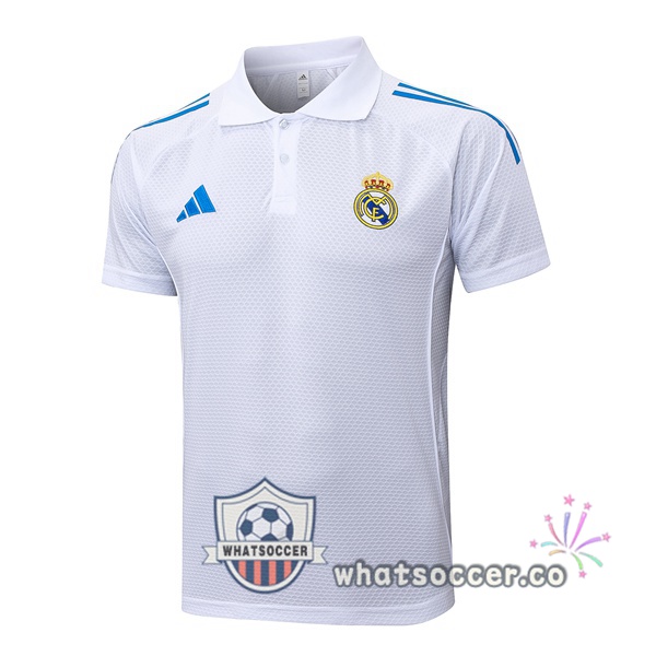 Training Polo Real Madrid White 2025-2026