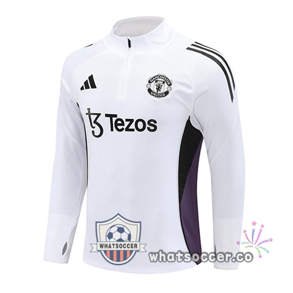 Soccer Sweater Manchester United White 2025-2026