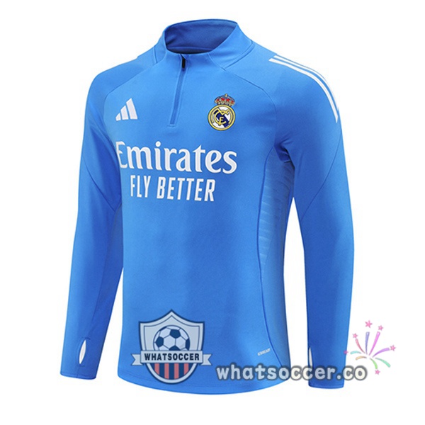 Soccer Sweater Real Madrid Blue 2025-2026