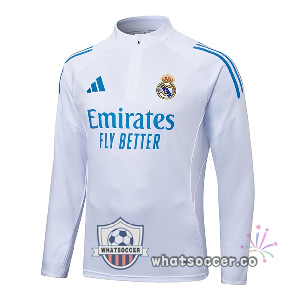 Soccer Sweater Real Madrid White 2025-2026