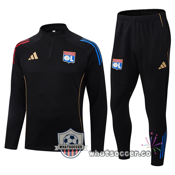Training Wear Olympique Lyonnais Black 2025-2026