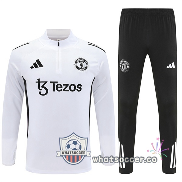 Training Wear Manchester United White 2025-2026