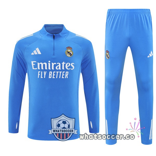 Training Wear Real Madrid Blue 2025-2026