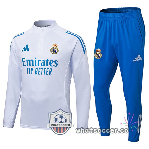 Training Wear Real Madrid White 2025-2026