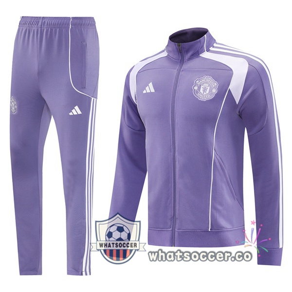 Training Jacket Manchester United Purple 2025-2026