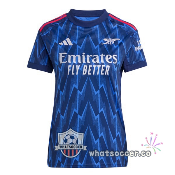 Arsenal Women Away Soccer Jerseys Blue Royal 2025-2026