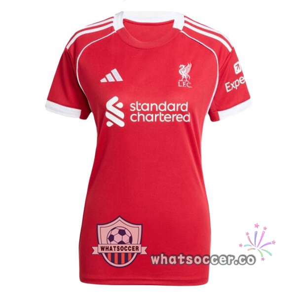 FC Liverpool Women Home Soccer Jerseys Red 2025-2026