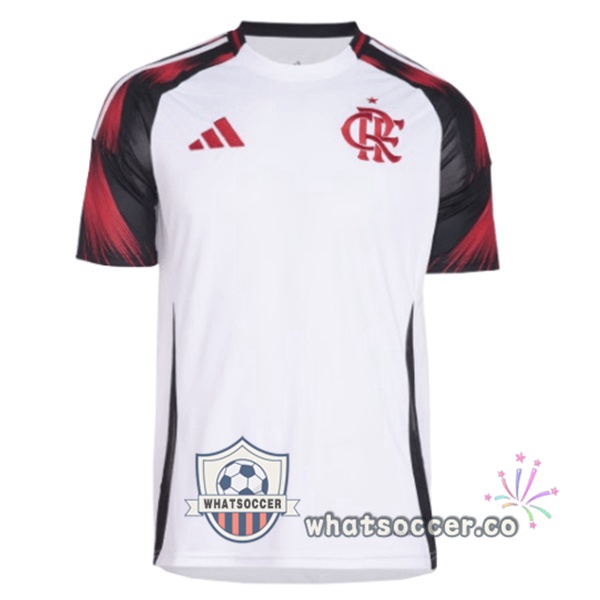 Flamengo Away Soccer Jerseys White 2025-2026