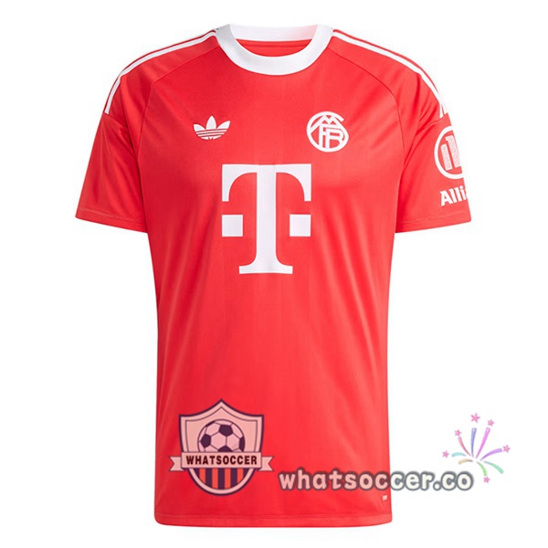 Bayern Munich Goalkeeper Soccer Jerseys Red 2025-2026