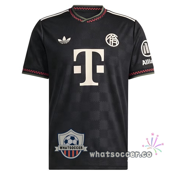 Bayern Munich Third Soccer Jerseys Black 2025-2026