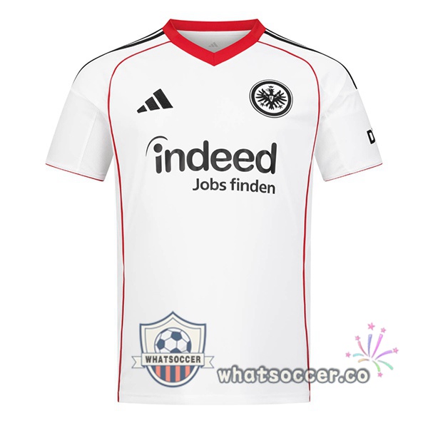 Eintracht Frankfurt Away Soccer Jerseys White 2025-2026
