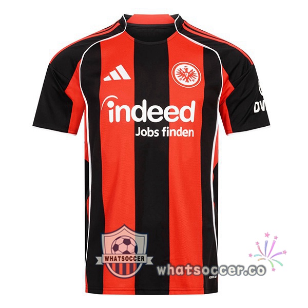 Eintracht Frankfurt Home Soccer Jerseys White Red 2025-2026