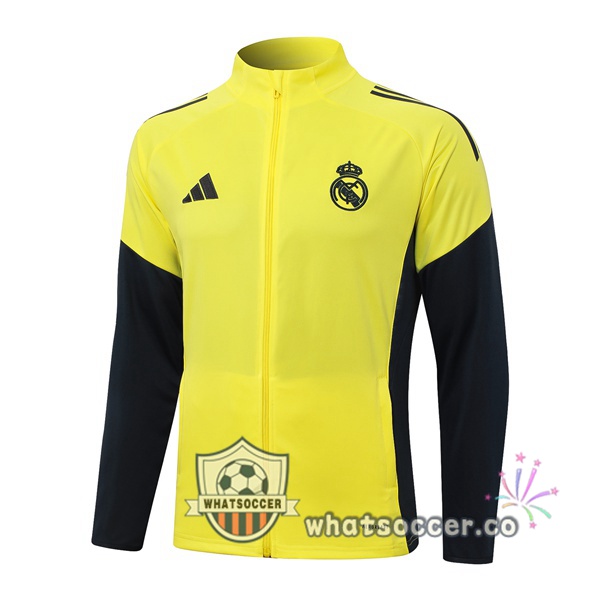 Soccer Jacket Real Madrid Yellow 2025-2026