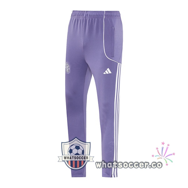 Manchester United Soccer Pants Purple 2025-2026
