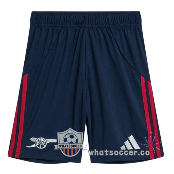 Arsenal Away Soccer Shorts Blue Royal 2025-2026