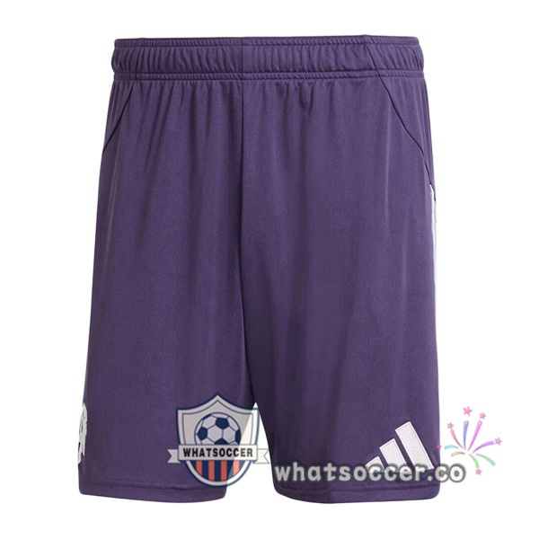 Manchester United Away Soccer Shorts Purple 2025-2026