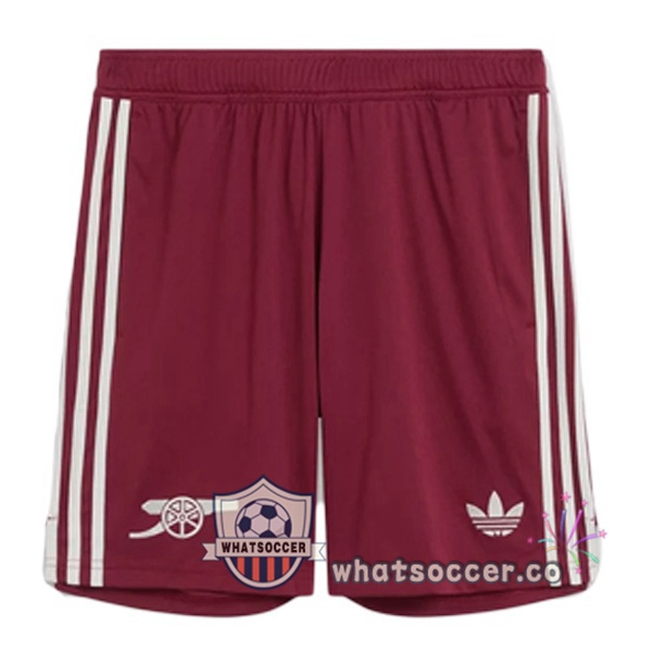 Arsenal Third Soccer Shorts Marron 2025-2026