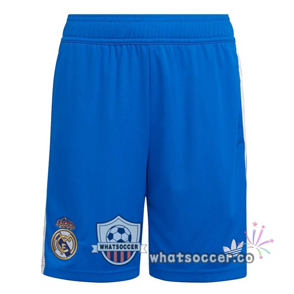 Real Madrid Third Soccer Shorts Blue 2025-2026