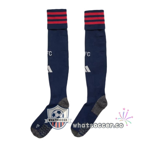 Arsenal Away Soccer Socks Blue Royal 2025-2026