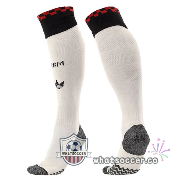 Bayern Munich Third Soccer Socks White 2025-2026
