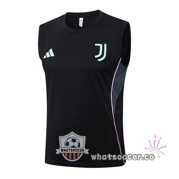 Juventus Soccer Vest Black 2025-2026