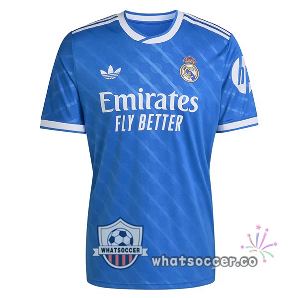 Real Madrid Third Soccer Jerseys Blue 2025-2026