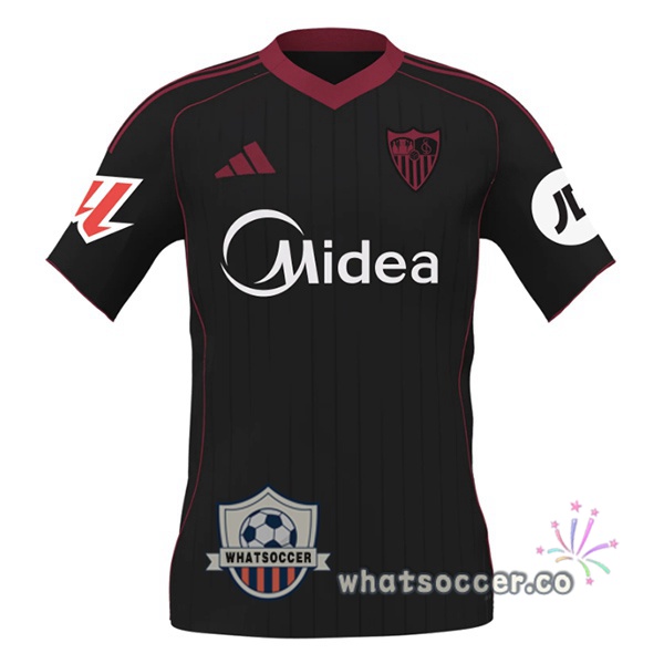 Sevilla FC Third Soccer Jerseys Black 2025-2026