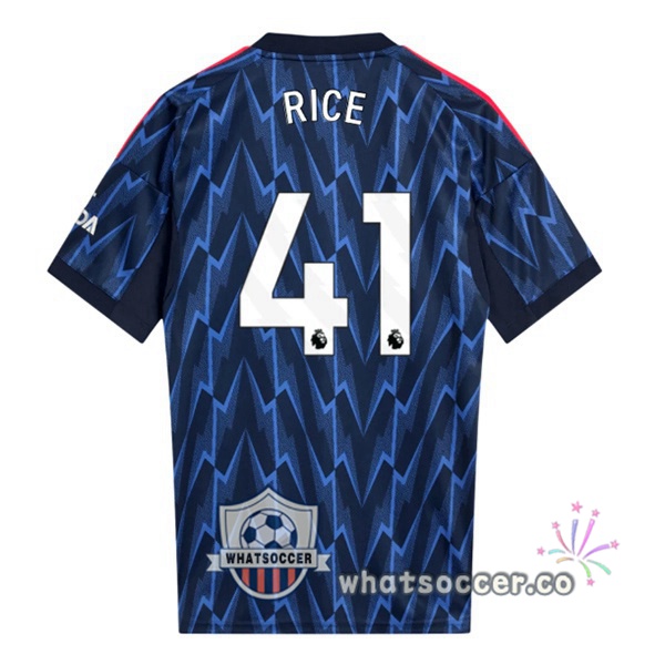 Arsenal (RICE 41) Away Soccer Jerseys Blue Royal 2025-2026