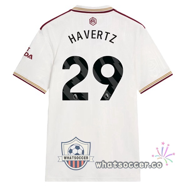 Arsenal (HAGreenZ 29) Third Soccer Jerseys White 2025-2026