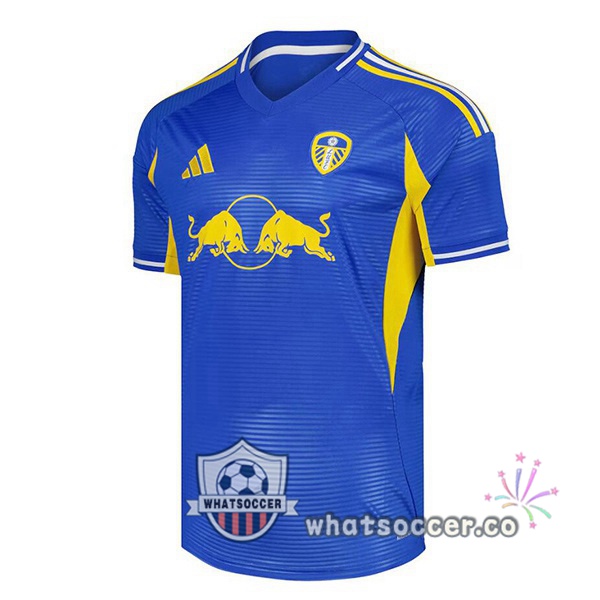 Leeds United Away Soccer Jerseys Blue 2025-2026