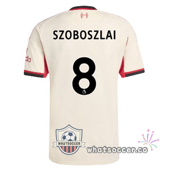 FC Liverpool (SZOBOSZLAI 8) Away Soccer Jerseys Yellow 2025-2026