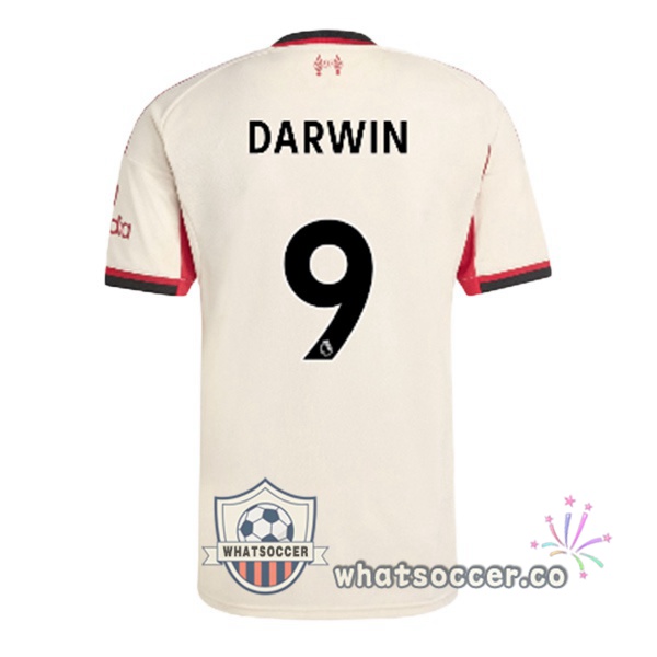 FC Liverpool (DARWIN 9) Away Soccer Jerseys Yellow 2025-2026