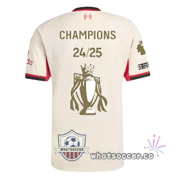 FC Liverpool Champions Special Edition Soccer Jerseys Away Soccer Jerseys Yellow 2025-2026