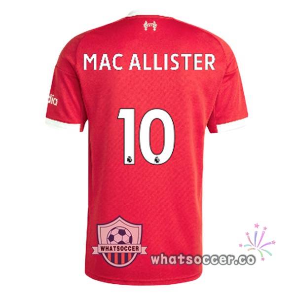 FC Liverpool (MAC ALLISTER 10) Home Soccer Jerseys Red 2025-2026
