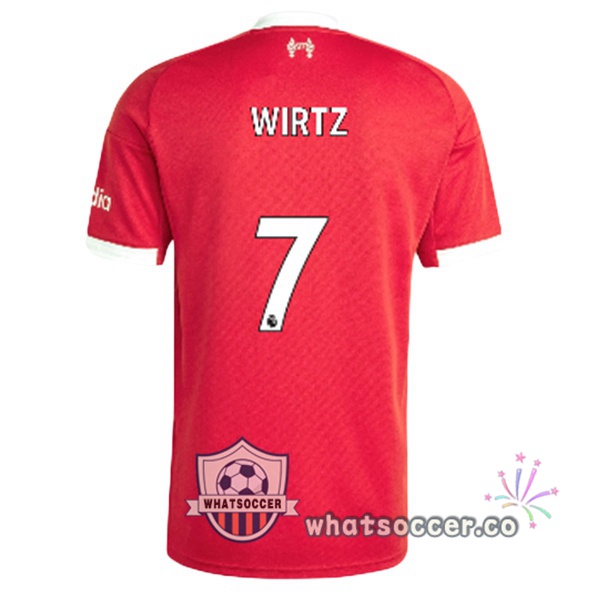 FC Liverpool (WIRTZ 7) Home Soccer Jerseys Red 2025-2026