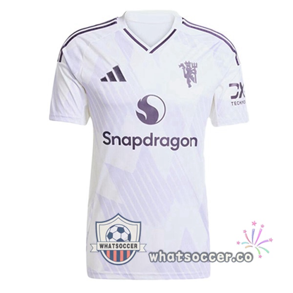 Manchester United Away Soccer Jerseys White 2025-2026
