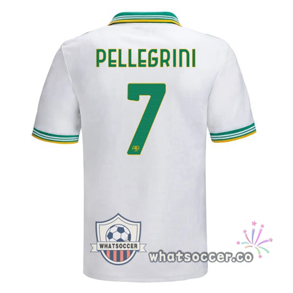 AS Roma (PELLEGRINI 7) Third Soccer Jerseys White 2025-2026