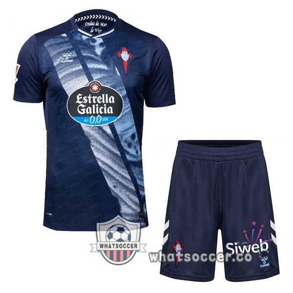Celta Vigo Kids Away Soccer Jerseys Blue Royal 2025-2026