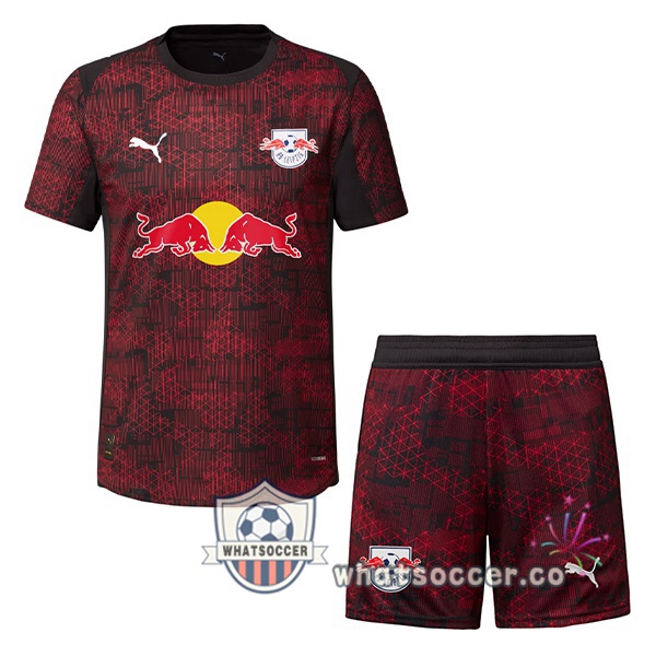 RB Leipzig Kids Third Soccer Jerseys Marron 2025-2026