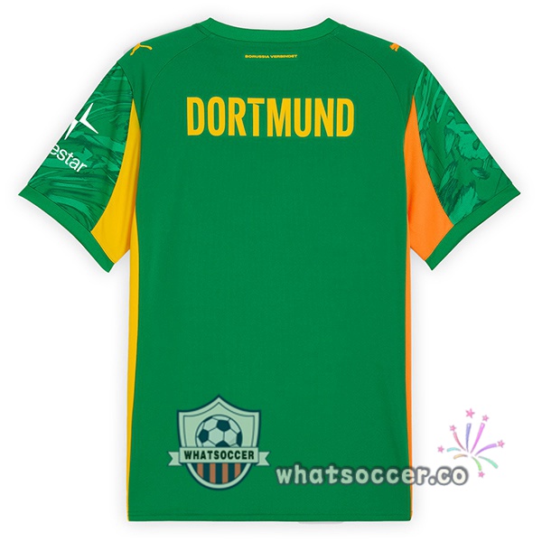 Dortmund BVB Goalkeeper Soccer Jerseys Green 2025-2026