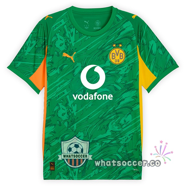 Dortmund BVB Goalkeeper Soccer Jerseys Green 2025-2026