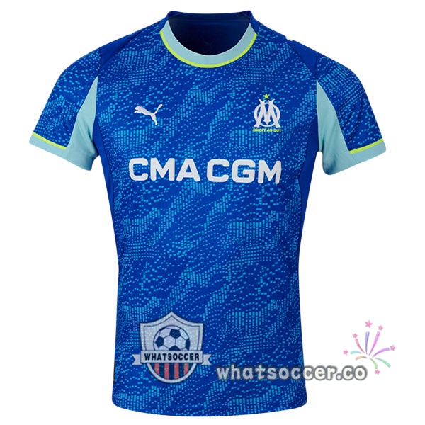 Olympique de Marseille Third Soccer Jerseys Blue 2025-2026