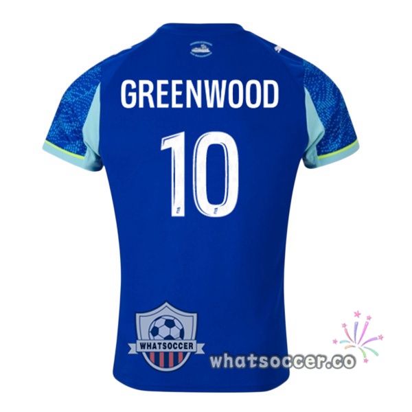 Olympique de Marseille (GREENWOOD 10) Third Soccer Jerseys Blue 2025-2026