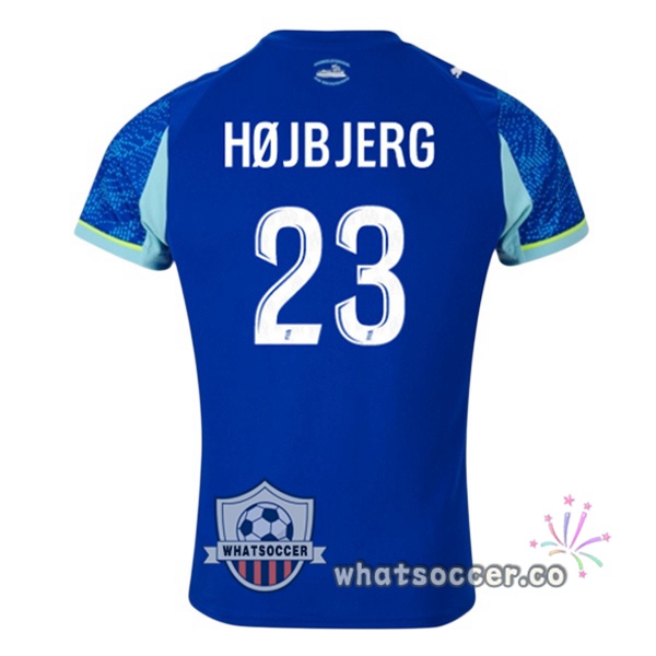Olympique de Marseille (HØJBJERG 23) Third Soccer Jerseys Blue 2025-2026