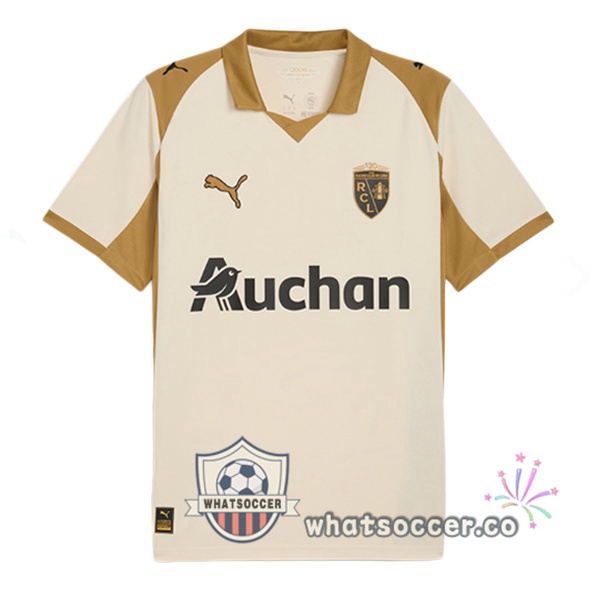 RC Lens Third Soccer Jerseys Yellow 2025-2026