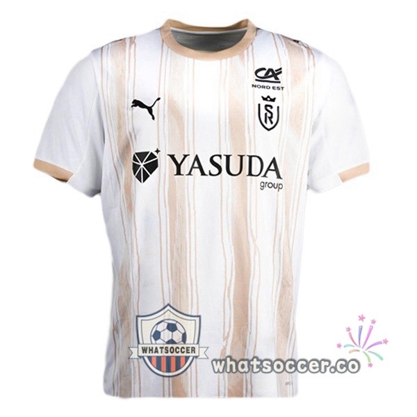 Stade de Reims Away Soccer Jerseys White 2025-2026