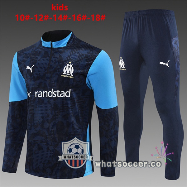 Training Wear Olympique de Marseille Kid Blue Royal 2025-2026