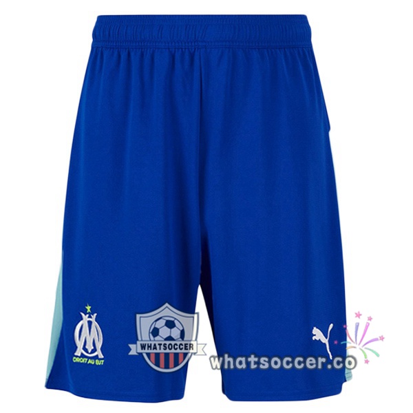Olympique de Marseille Third Soccer Shorts Blue 2025-2026