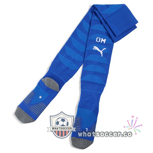 Olympique de Marseille Third Soccer Socks Blue 2025-2026