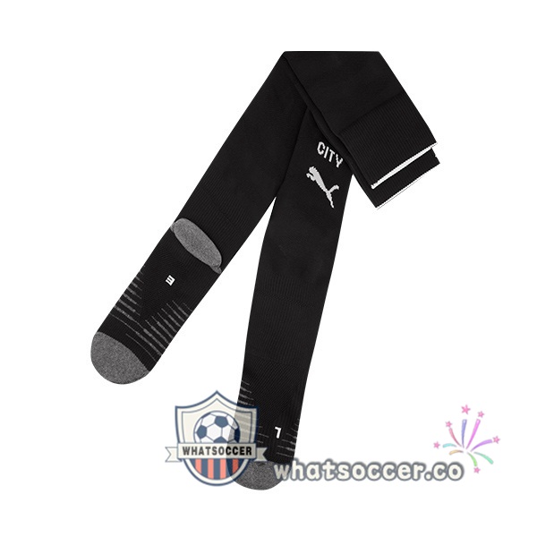 Manchester City Away Soccer Jerseys Black 2025-2026